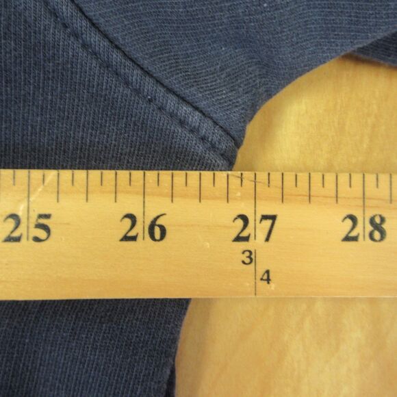 NIKE Navy Blue Spellout VINTAGE Sweatshirt Sz M Grey Silver Tag Crewneck 90s Y2K - Picture 13 of 14